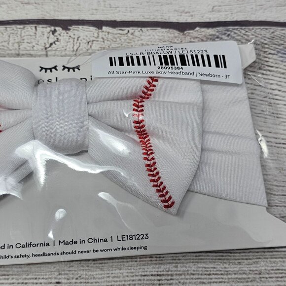 NIB Little Sleepies All Star Luxe Bow - Picture 2 of 3